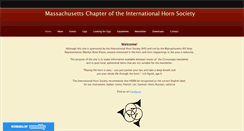 Desktop Screenshot of ma.hornsociety.org